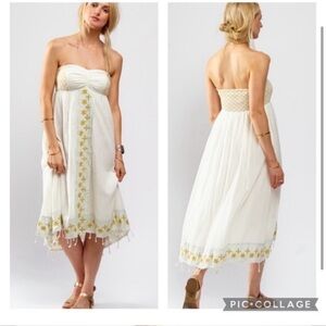 Free People Star of India Embroidered Dress